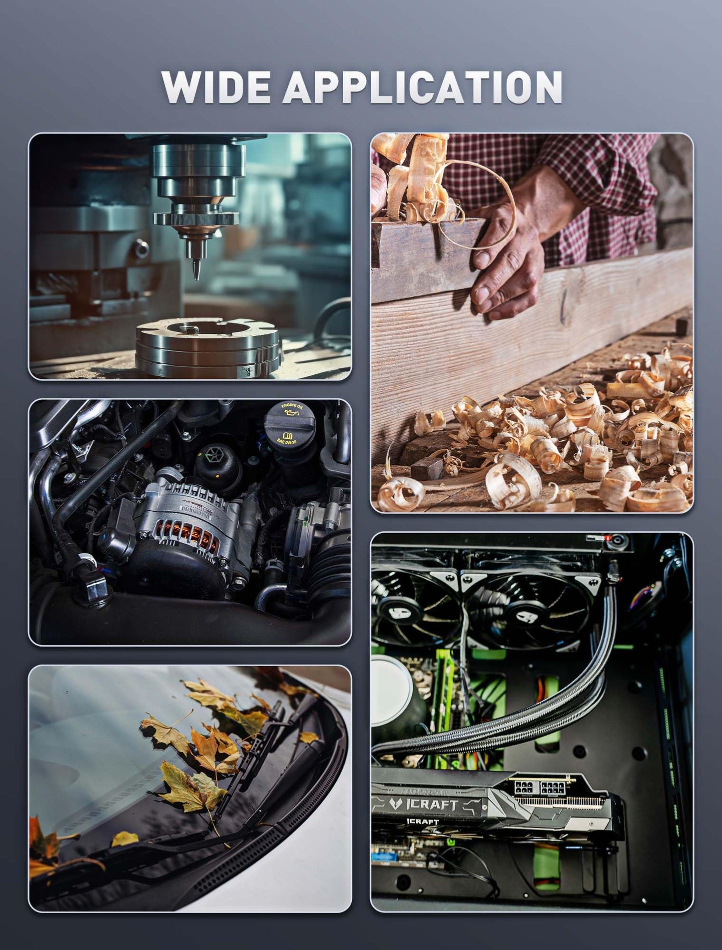 JASTIND Industrial Air Blow Gun with Brass Adjustable Nozzle & 2 Steel Extensions, Pneumatic Compressor Tool for Dust Cleaning