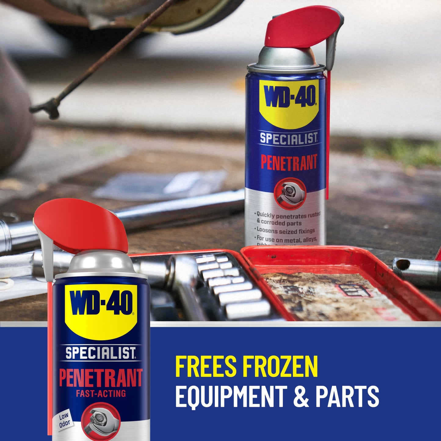 WD-40 Specialist Penetrant with SMART STRAW SPRAYS 2 WAYS, 11 OZ [6-Pack]
