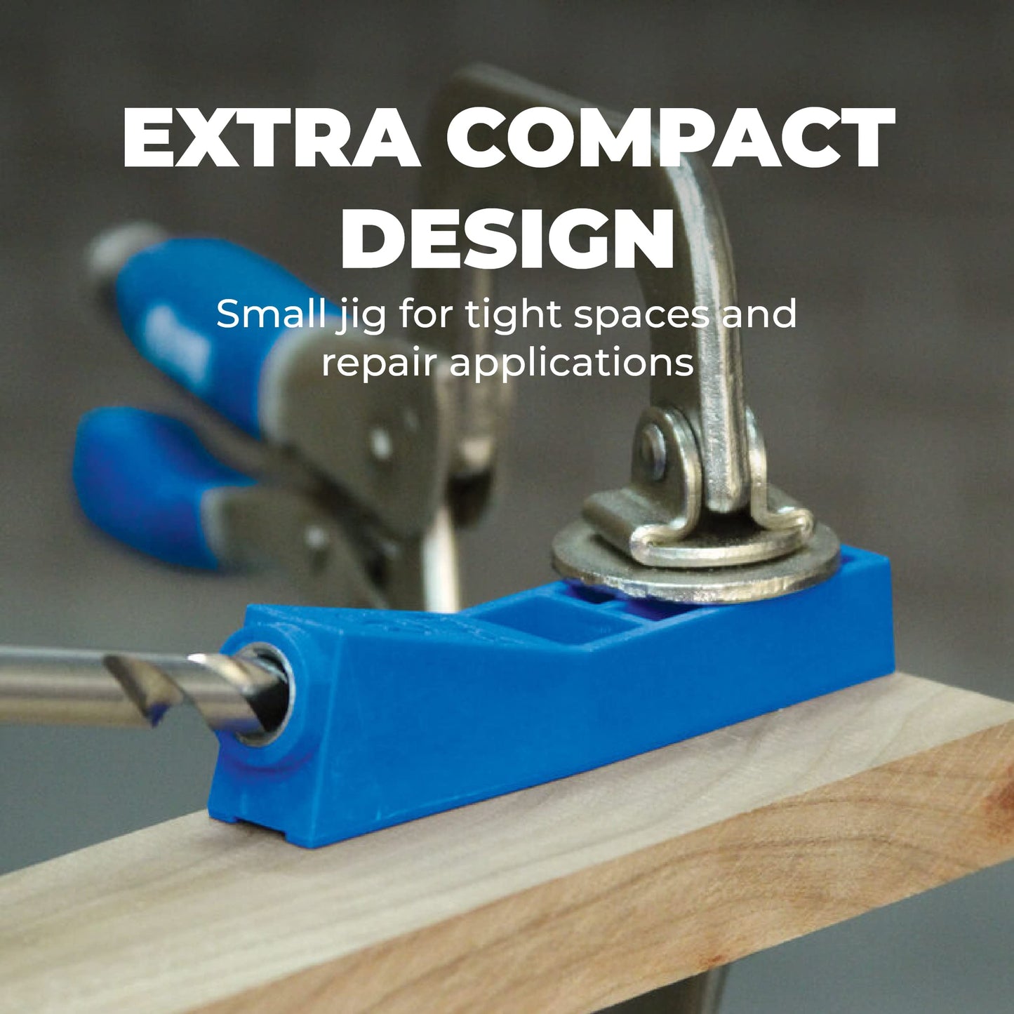 Kreg MKJKIT Mini Jig Kit – Compact Pocket-Hole Jig for Strong Joints, Tight Spaces & Small Projects, No Glue Needed