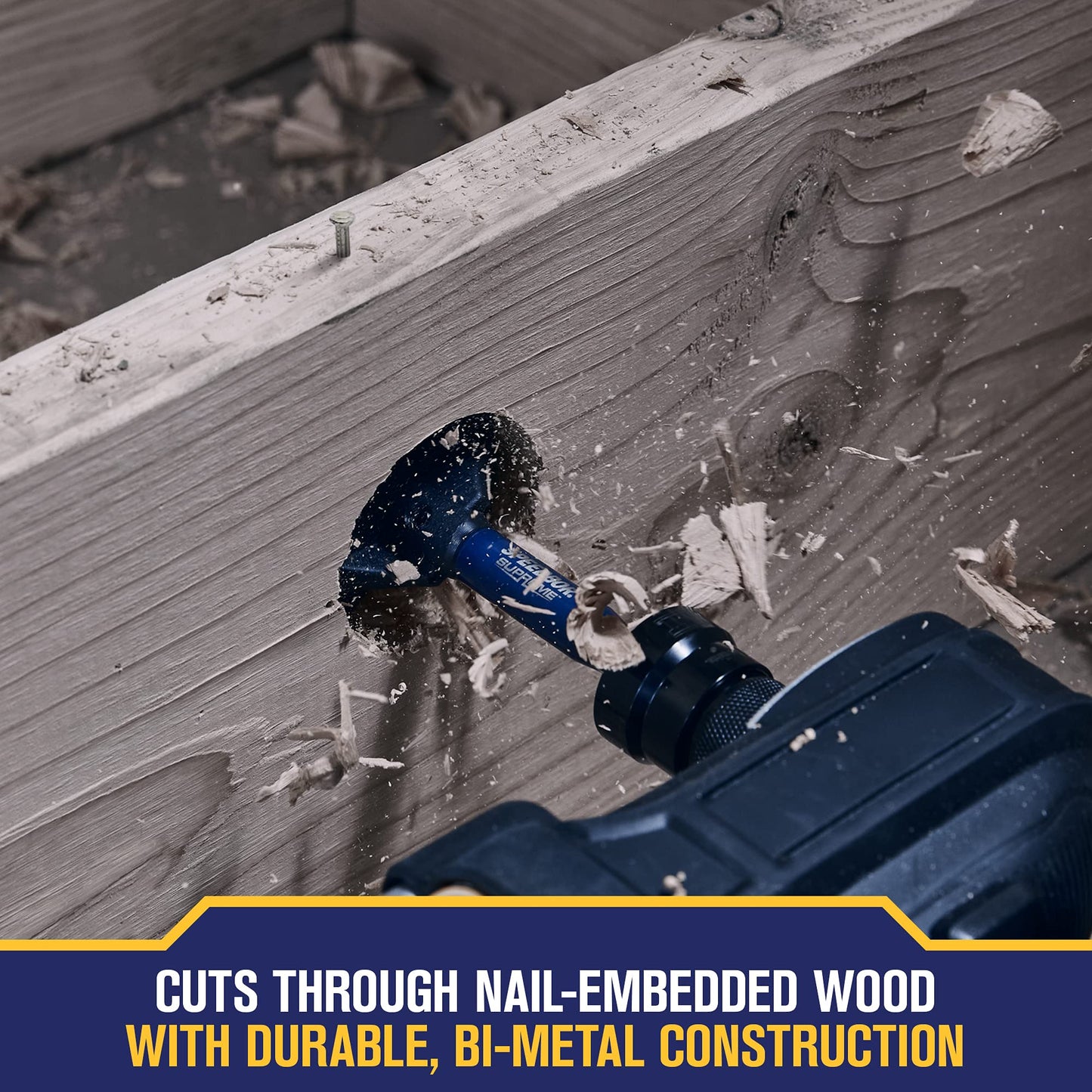 Irwin Tools IRWIN SPEEDBOR SUPREME Woodboring Self-Feed Drill Bit 2 in. X 6 in. (IWAX2007)