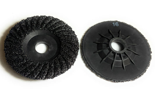 SIGNI S/C Plastic Back Grinding Disc for Granite/Marble/Concrete and Glass(16 Grit, 4.5 inch) 5 Pack
