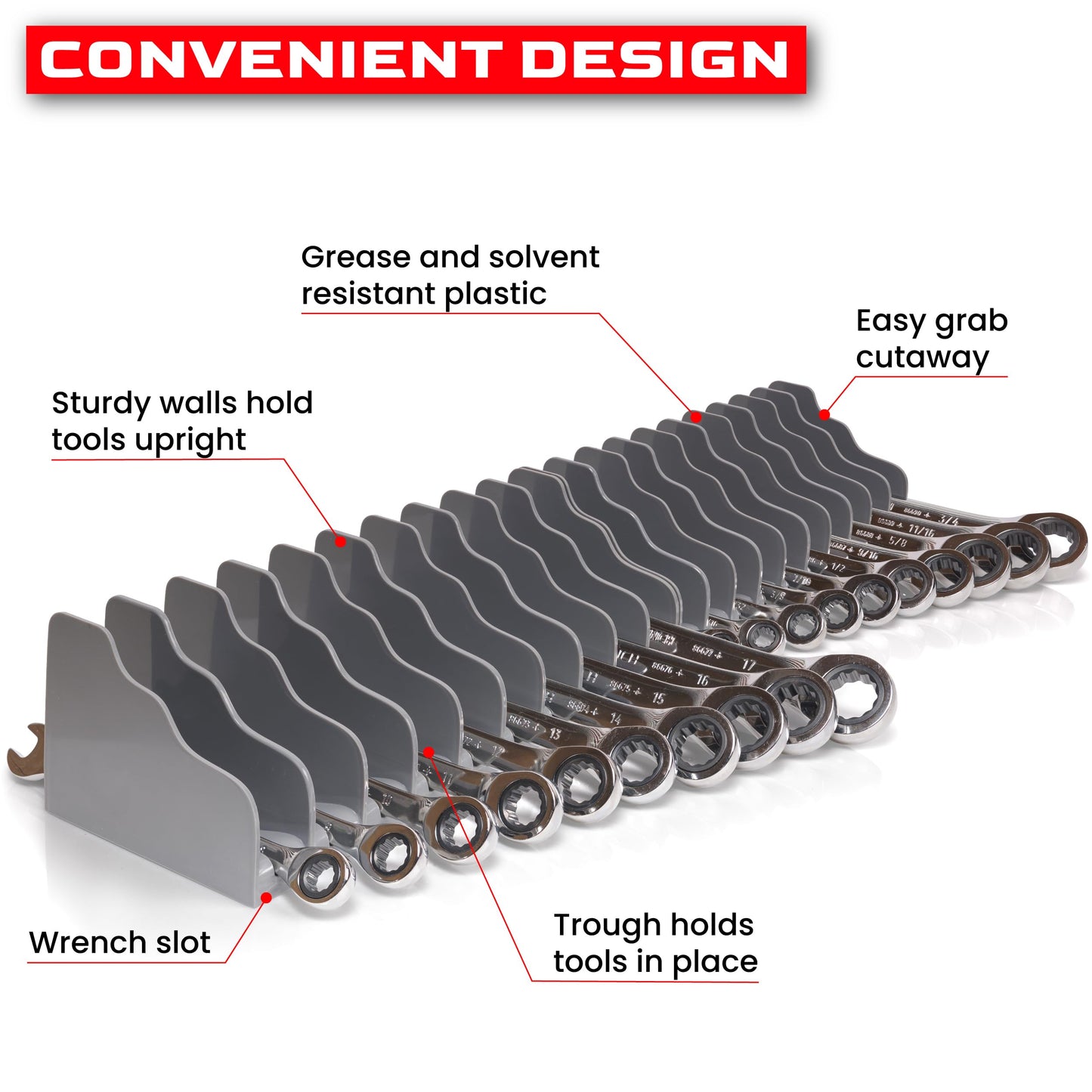 Plier and Wrench Organizer Rack (2 Pack)