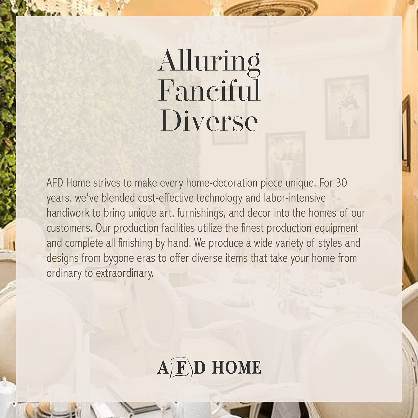 AFD Home Golden Leaf Chandelier Ceiling Medallion and Fan Medallion, 24 Inches