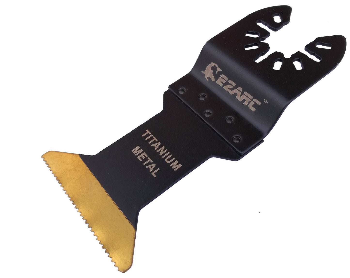 EZARC Titanium Oscillating Tool Blades, Oscillating Multitool Blades for Metal, Wood Nails, Screws Cutting, Plastic, 3 Pack
