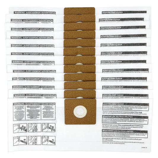 12-Pack Type B 90668 Filter Bags for Shop-Vac 2–2.5 Gallon Vacuums, Compatible Dust Collection Bags, Replaces 90668, 549712, L250, CMXZVBE38774