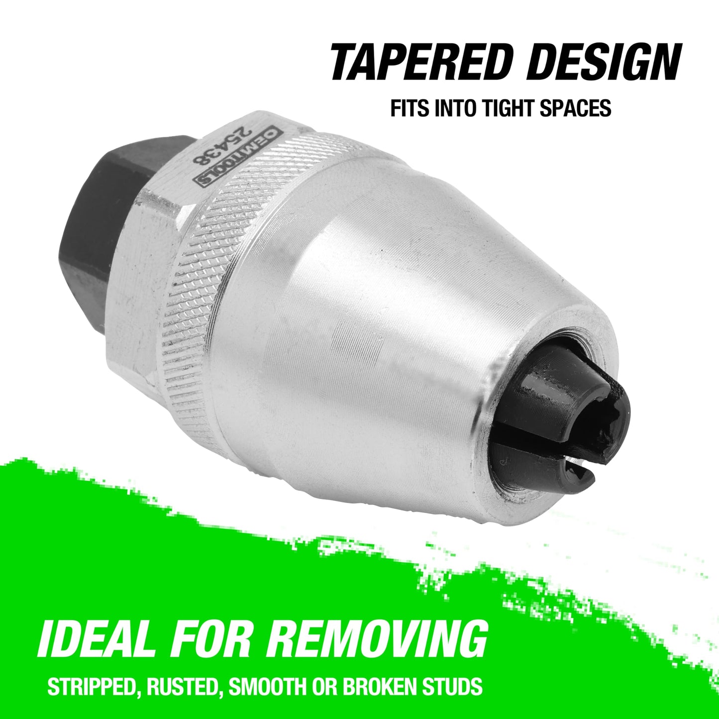 OEMTOOLS 25438 Universal Stud Extractor, Damaged Bolt and Stud Extractor Tool, Manifold Stud Remover, Worn Screw Remover, Broken Stud Extractor