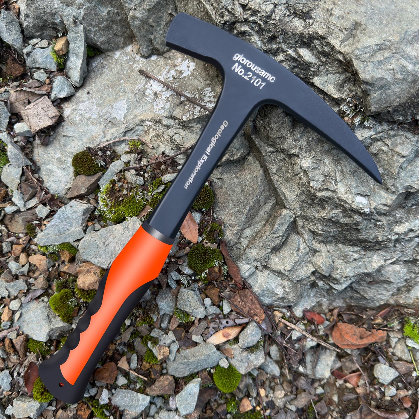 Rock Pick - 28 oz Geological Hammer with Pointed Tip-Masonry Hammer-081624