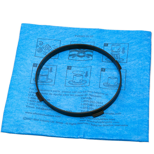 STANLEY - 251201 Stanley 25-1201 Blue Cloth, Reusable Filter with Clamp Ring for 1-5 Gallon Wet/Dry Vacuums, 1-Pack