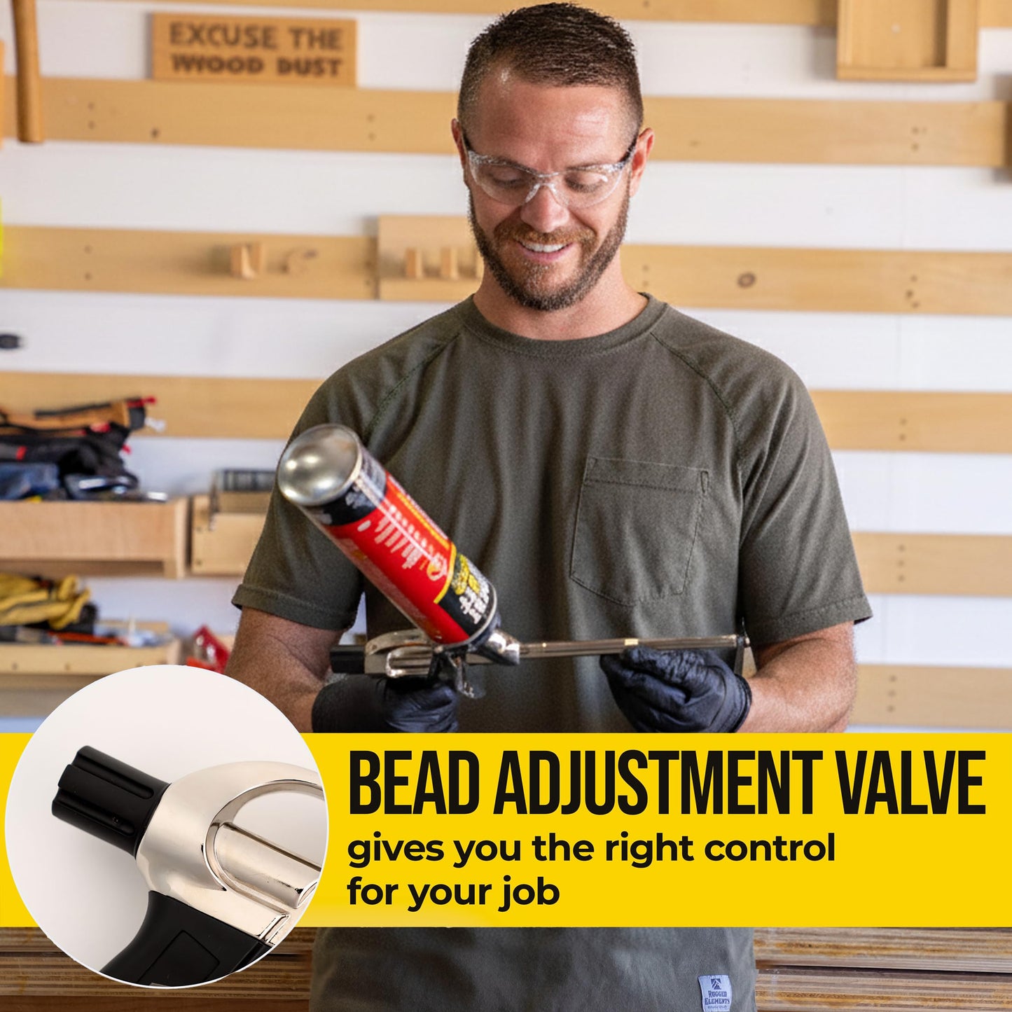 AWF PRO High Precision Spray Foam Gun for Insulating Foam Sealant, Adjustable Flow Control, Contractor-Grade Pro Applicator