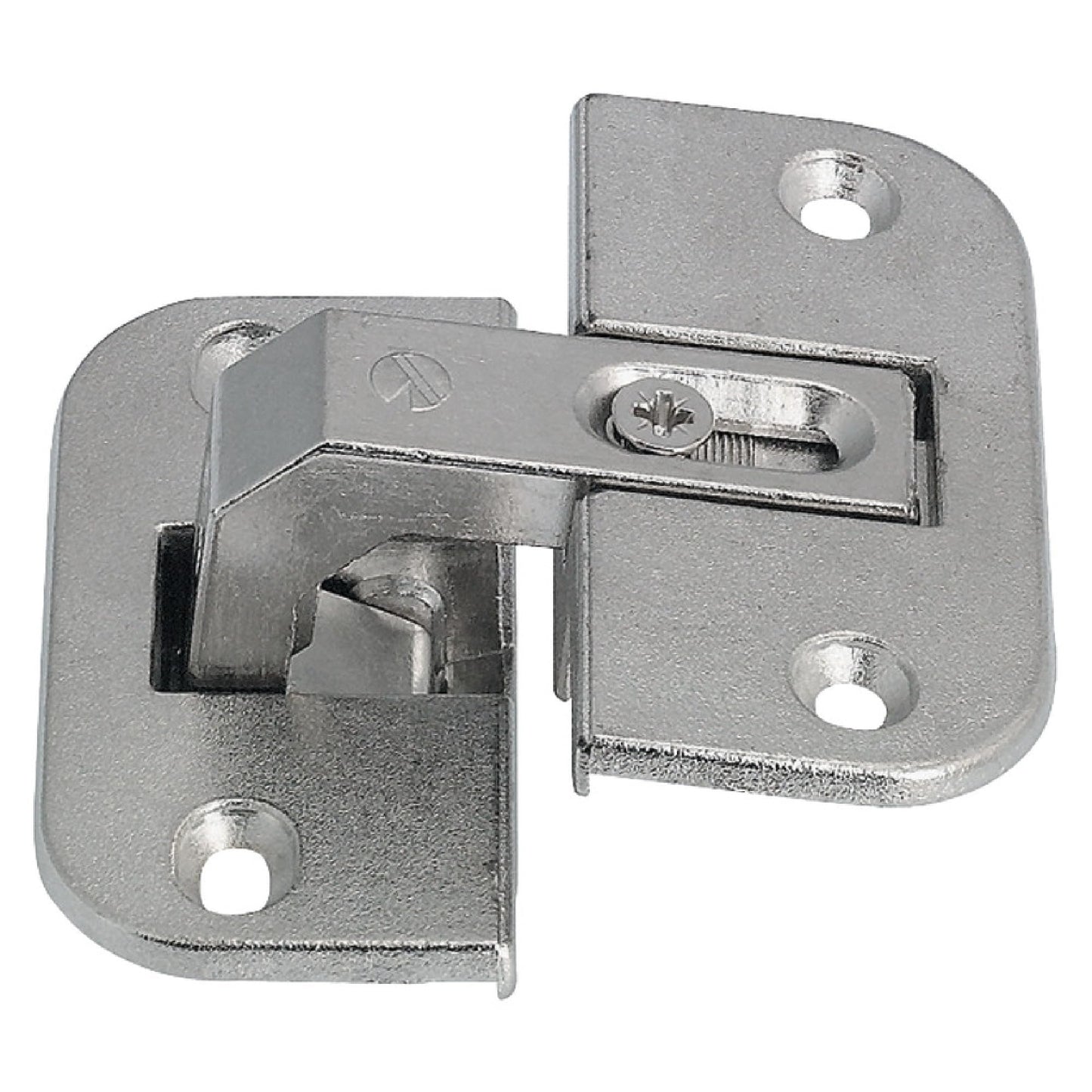 Hafele America 343.90.710 Pie-Cut Corner Cabinet Hinge, 78 Degree Opening Angle