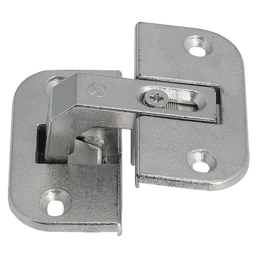 Hafele America 343.90.710 Pie-Cut Corner Cabinet Hinge, 78 Degree Opening Angle