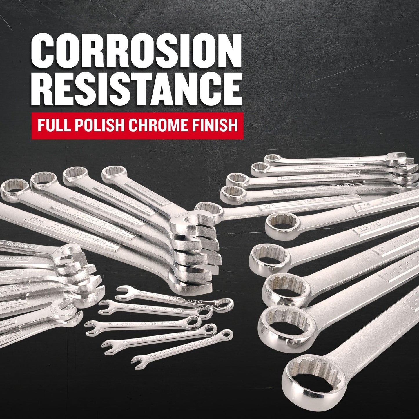 CRAFTSMAN Wrench Set, SAE / Metric, 32-Piece (CMMT12080)