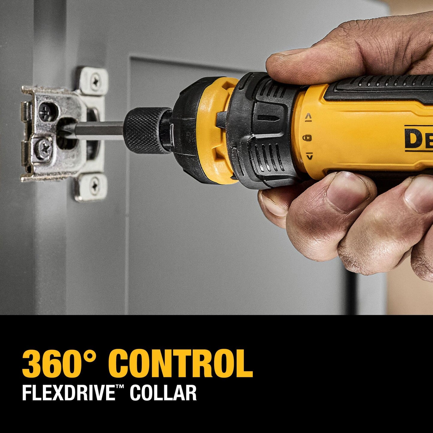 DEWALT 4V Cordless Electric Screwdriver with 12-Bit Set, LED Light, USB Rechargeable, FLEXDRIVE, Compact Ergonomic Design (DWHT66719)