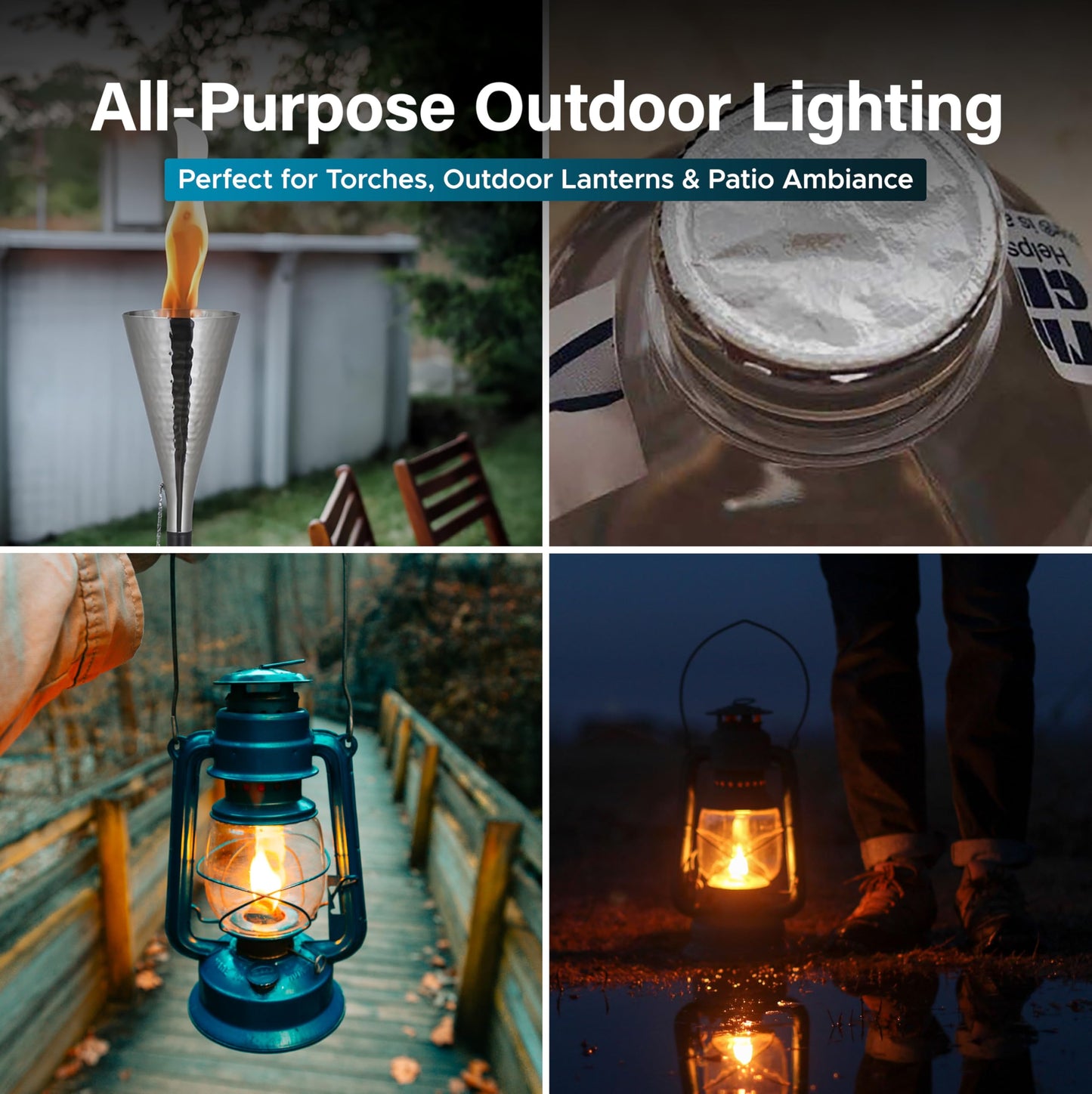 Firefly Fuel 32oz Premium Liquid Paraffin Lamp Oil – Smokeless, Odorless Indoor Fuel for Lamps, Lanterns & Candles, Long-Lasting Clean Burn