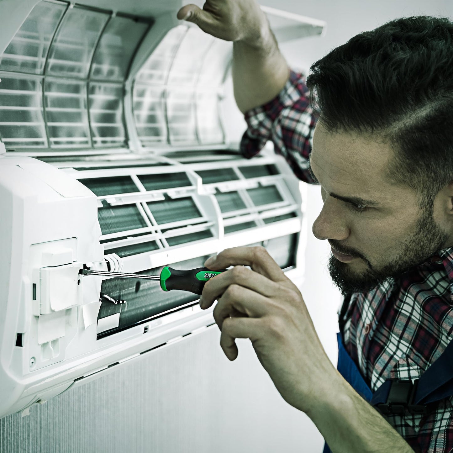 SK 6-Piece Slotted Screwdriver Set, Magnetic Screwdriver Set, S2 Steel, SureGrip Handle