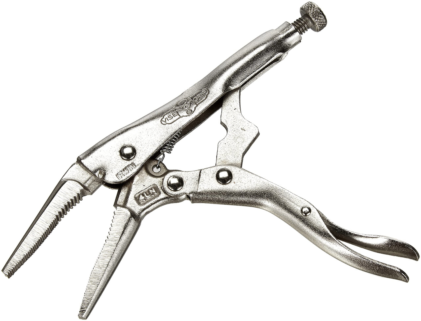 IRWIN VISE-GRIP Original Locking Pliers, Long Nose, 4-Inch (1602L3), 100mm