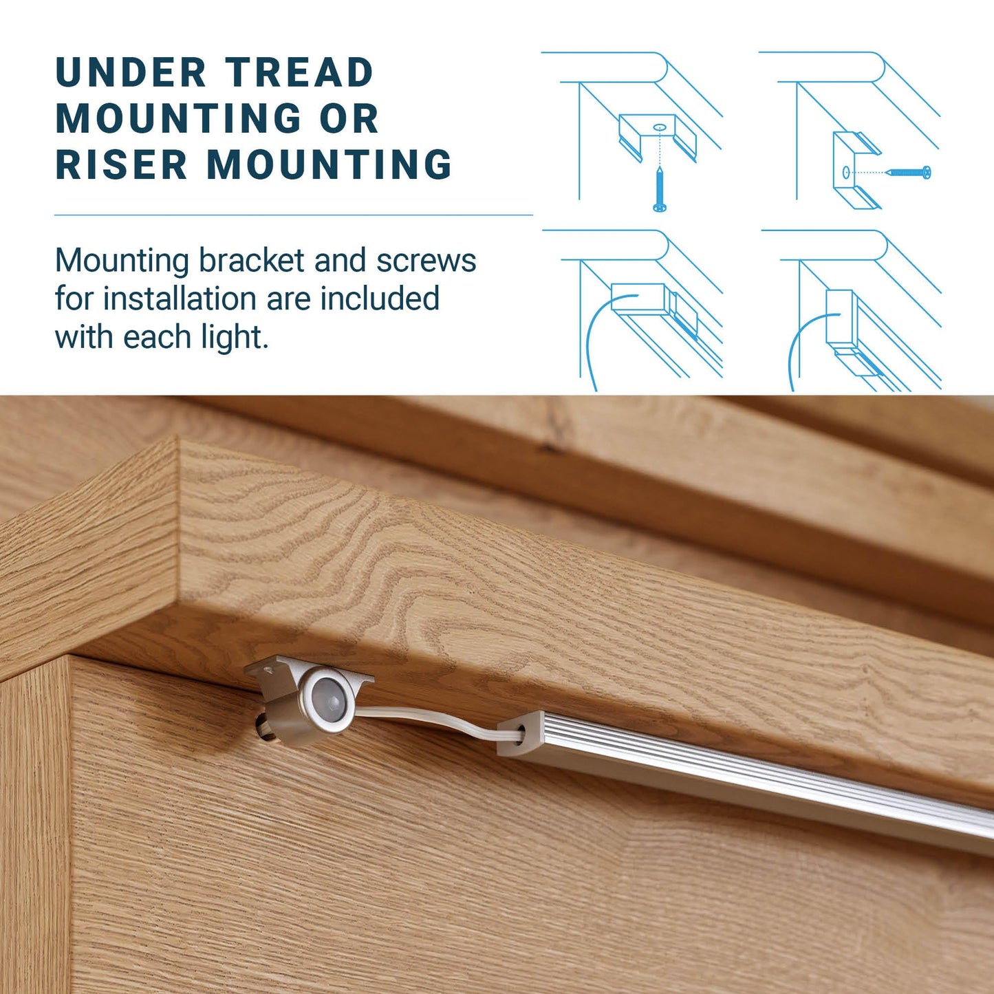 PARMIDA Motion Sensor LED Stair Lights, RGB + 5CCT, 24” Aluminum Bars, Dimmable, Remote, Cascading Style, UL Driver, 20 Steps