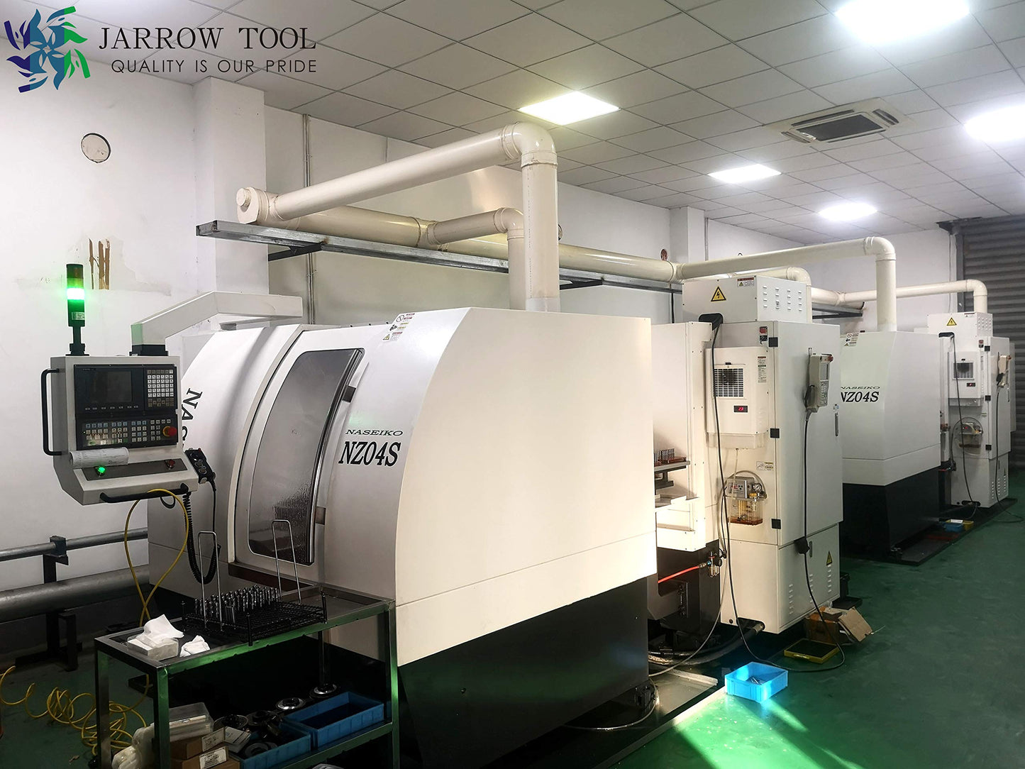 Jarrow Tool Carbide Ball Nose End Mill for CNC Machine Milling Tools, for Alloy Steels/Hardened Metals - 2 Flute - 55HRC TiAlN Coated (5Pcs, 1/32)