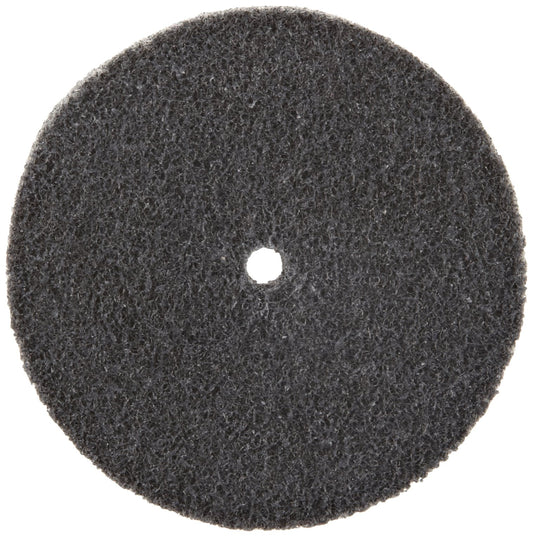Scotch-Brite EXL Unitized Wheel, Silicon Carbide, 10000 rpm, 3" Diameter, 1/4" Arbor, 2S Fine Grit (Pack of 1)