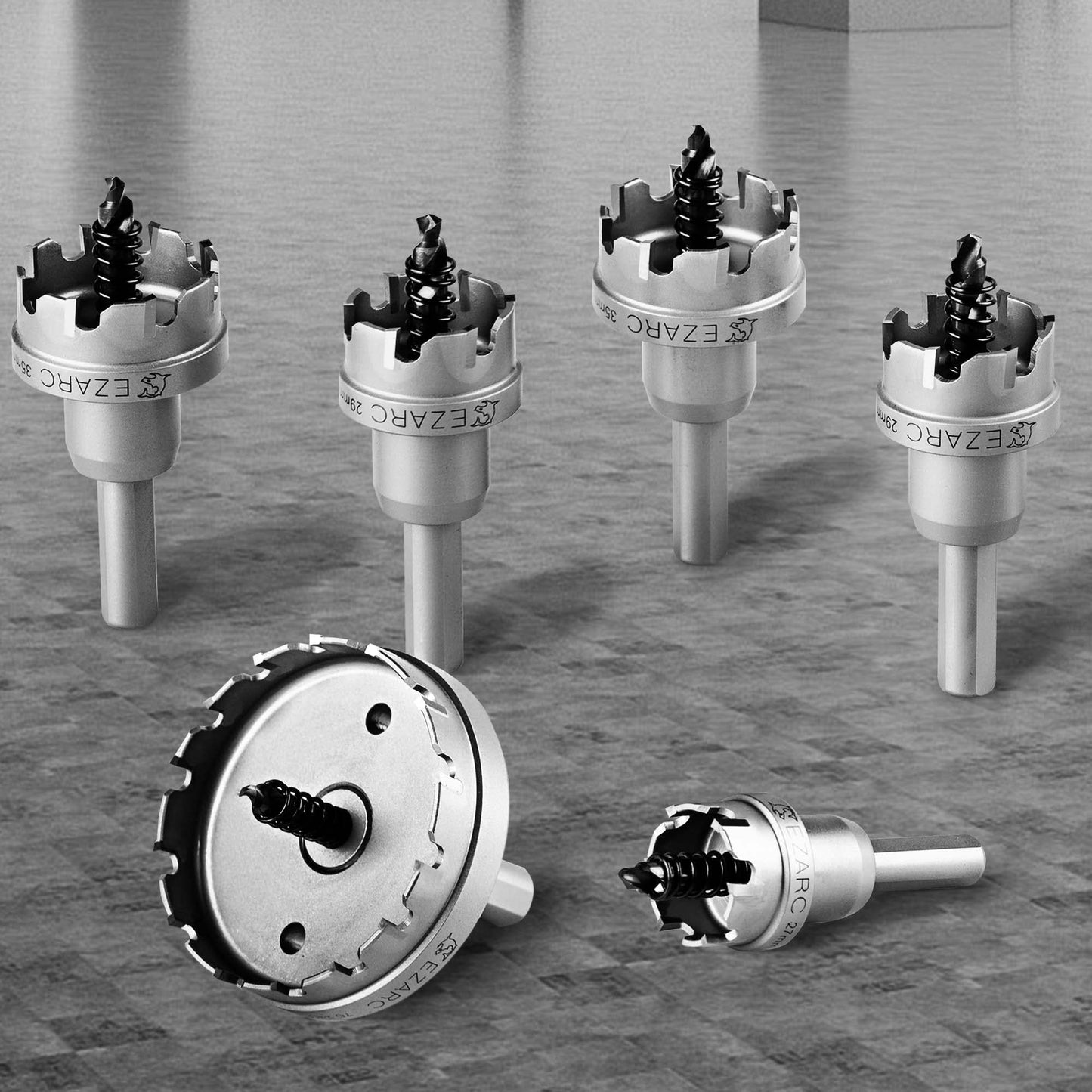 EZARC Carbide Hole Saw Heavy Duty, Hole Cutter for Stainless Steel, Sheet Metal 3/4" 19mm