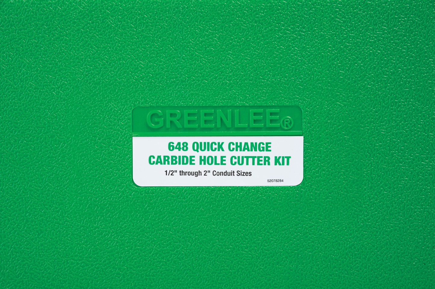 Greenlee - Carbide Cutter, Qck Chnge, 8Pc, Hole Making (648)