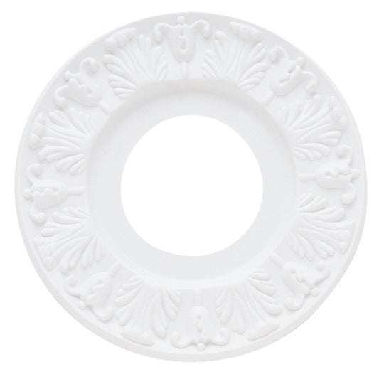 Westinghouse 7702700 Victorian Ceiling Medallion 10-Inch Dia, White Finish, 1-Pack
