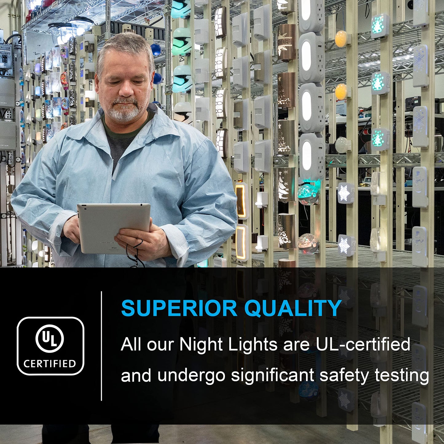 GE LED Night Light 2 Pack, Plug-In Dusk-to-Dawn Sensor, Warm White, Ambient Lighting for Bedroom, Bathroom, Nursery, Hallway, Kitchen