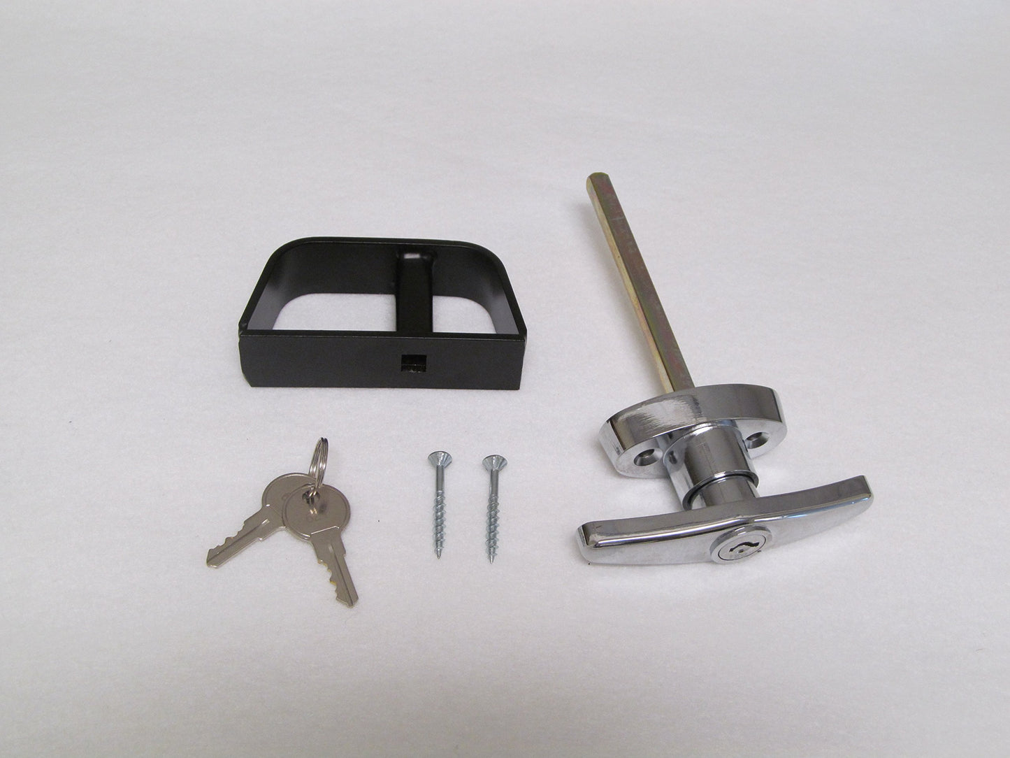 Shed T-Handle Lock Set 3-1/2" Chrome