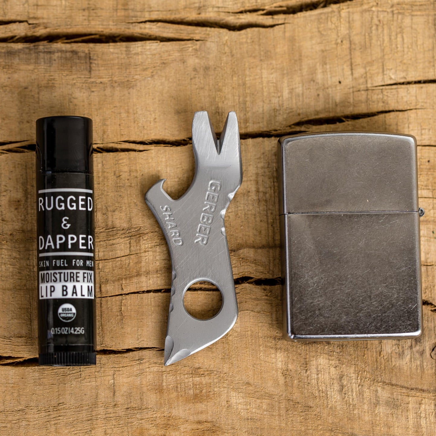 Gerber Gear Shard 7-in-1 Keychain Bottle Opener Multitool with Screwdriver, Gifts for Dad, Fathers and Men from Daughter, Wife or Son - Silver