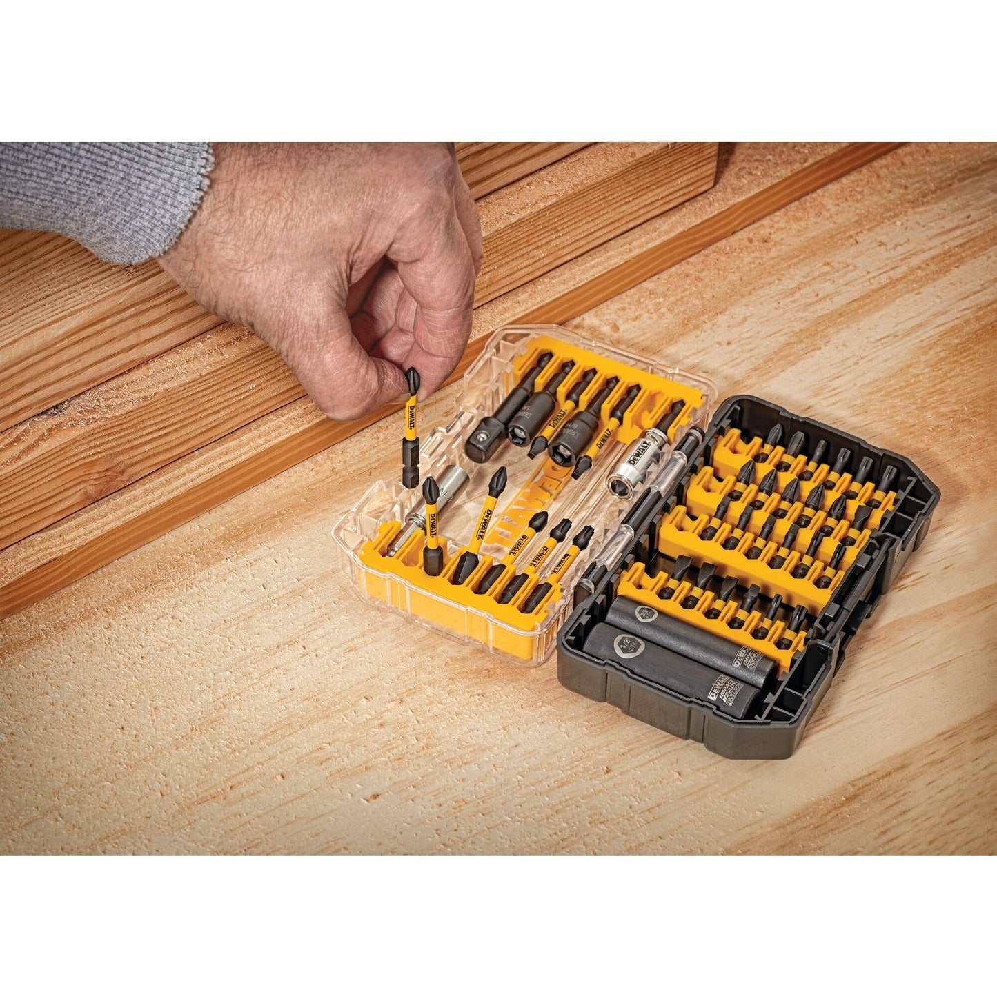 DEWALT DWA2NGFT40IR Impact Ready Flextorq 40-Piece Steel Screwdriver Bit Set