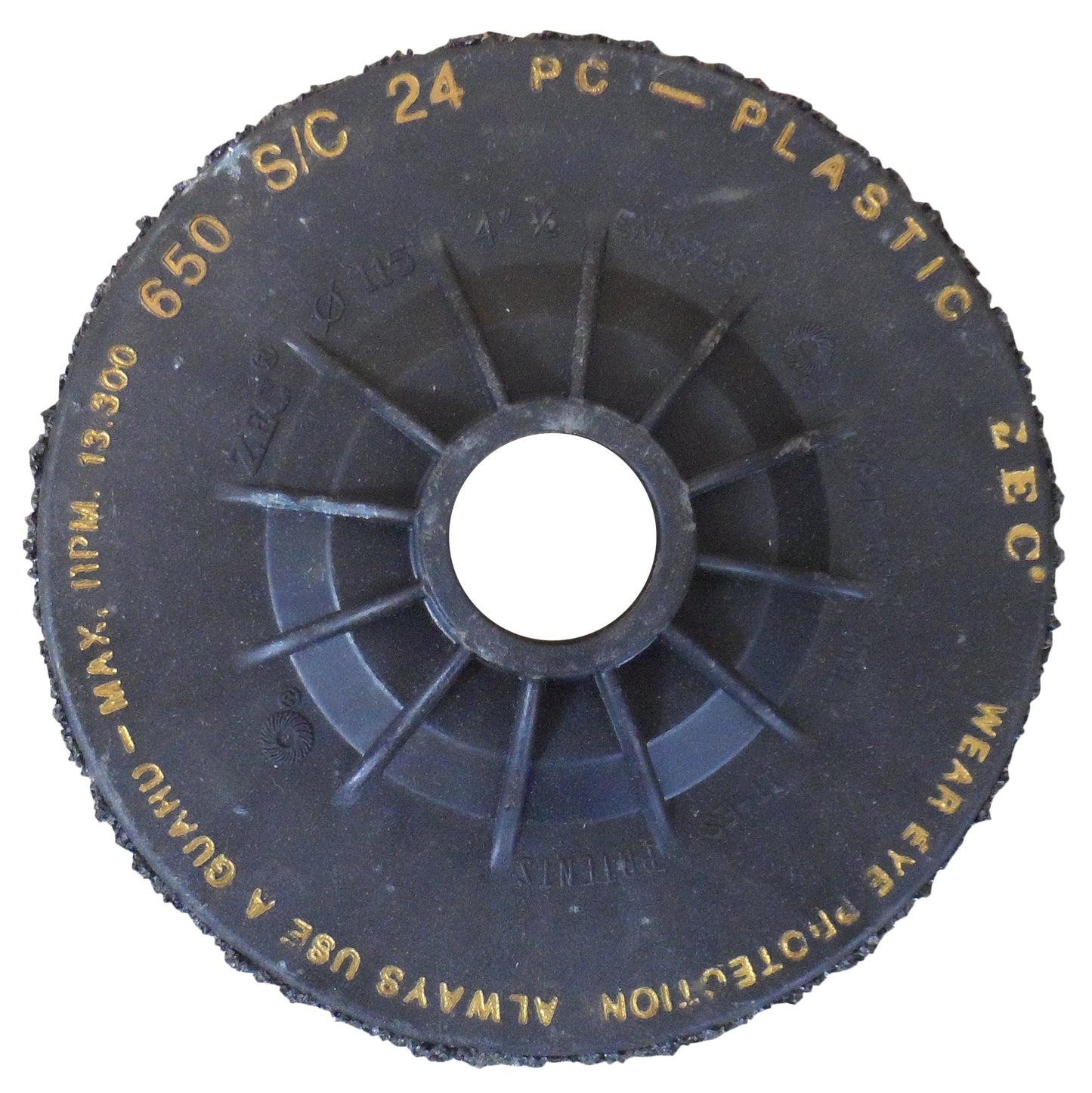 4.5" #12 Grit ZEC Disc (5 Pack)