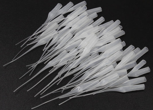 Bonsicoky 200-Pack Micro CA Glue Tips, Precision Applicator Extenders for DIY, Crafts, Lab Dispensing, Adhesive Nozzle Bottles