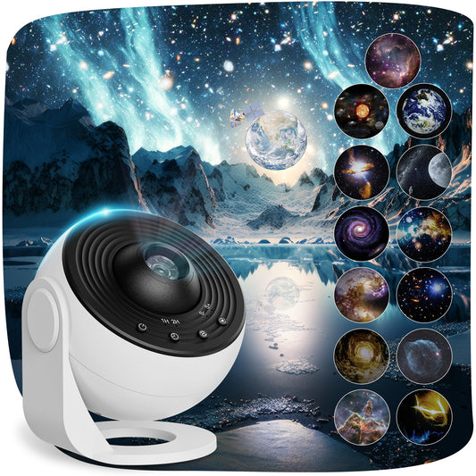 Planetarium Projector Pro 13-in-1 Galaxy Star Light, LED Milky Way Ceiling Lamp with Timer, Bedroom Night Mood Light for Kids & Adults