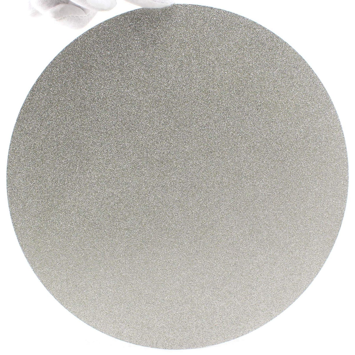 JINGLING NO Center Hole 8" inch Diamond Grinding Disc 80 Grit Flat Lap Disk Lapidary Tools for Stone