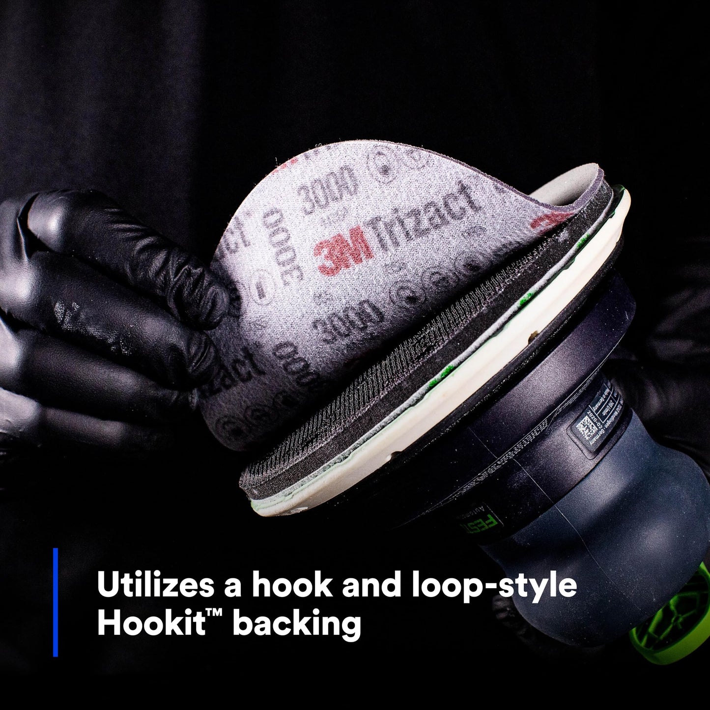 3M Trizact Hookit Foam Disc, 02085, 6", P3000, 15 discs, Reduce Swirl Marks, Abrasive Sanding for Collison Repair