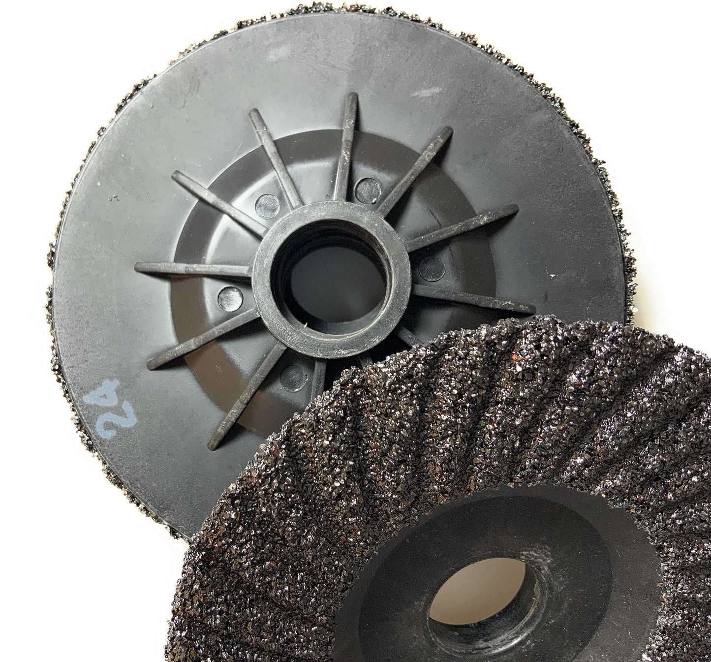 SIGNI 5 Pack SiC Plastic Back Grinding Wheel for Granite/Marble/Concrete and Glasses (4.5 INCH, 24 GRIT)