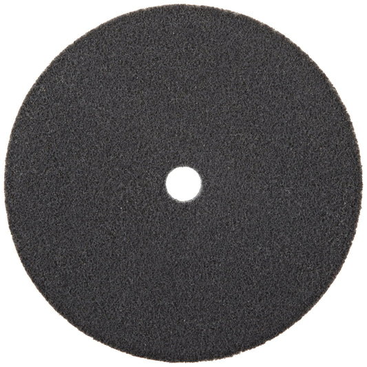 Scotch-Brite EXL Unitized Wheel, Silicon Carbide, 5000 rpm, 6" Diameter, 5/8" Arbor, 2S Fine Grit (Pack of 1)